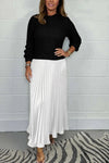 Pleated Maxi Dress