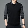 City Striped Layered Shirt Top