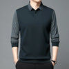 City Striped Layered Shirt Top