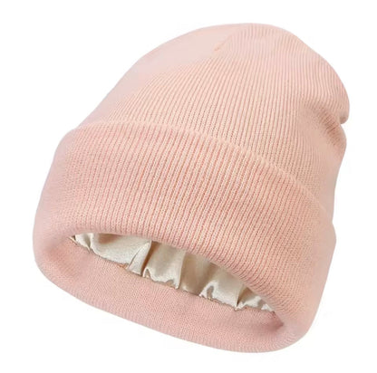 Satin Lined Winter Beanie
